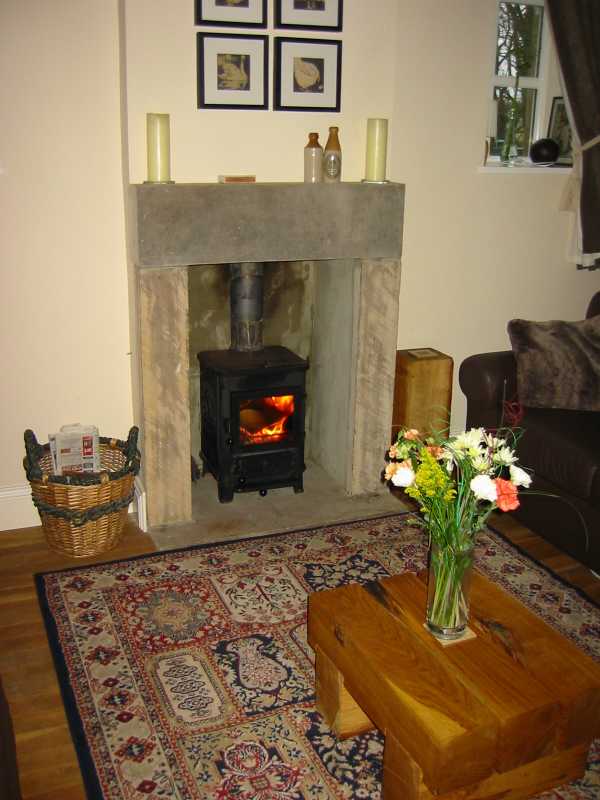 wood burning stove
